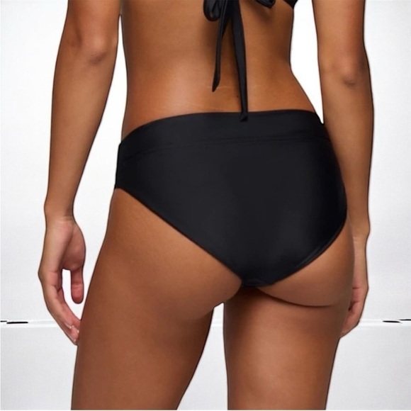 🌻NEW w/tag Prana Size Medium Tulum Bikini Top + Black Summer Wave Bottom Set (5) - Picture 10 of 15